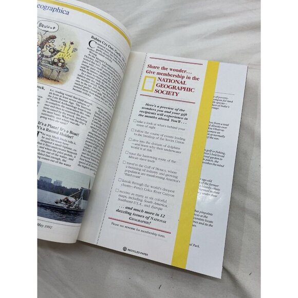 Vintage Nat Geo Jan–Jun 1992 Slipcover Set | Travel, Collector, Geo - Picture 9 of 16